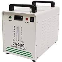 Enfriador de agua industrial CW3000- tanque de 9 L- Chiller de Co2- tubo láser